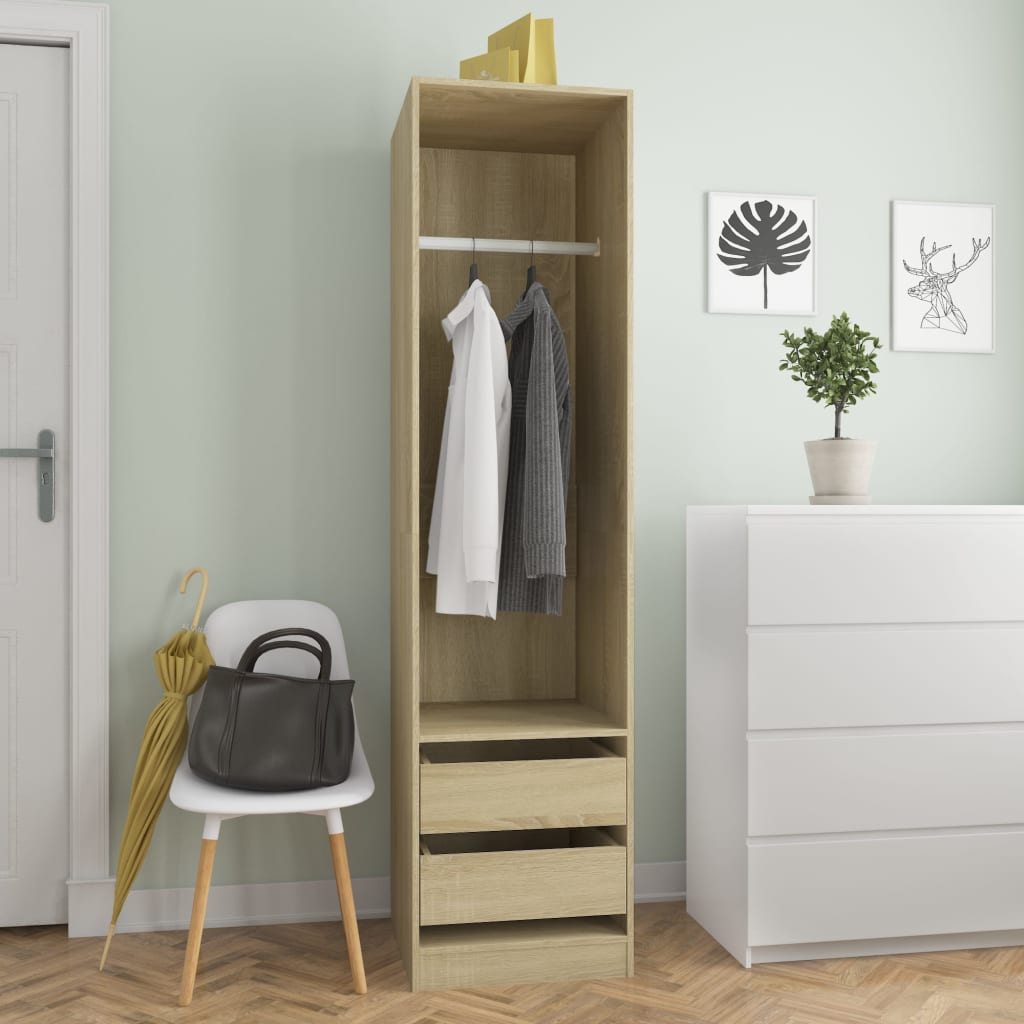 Armadio In Legno Multistrato Rovere Sonoma