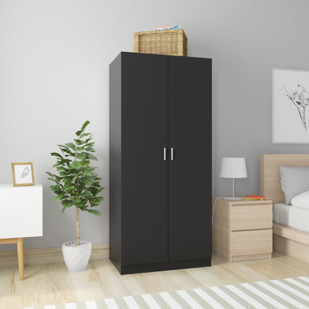 Armadio 80X52X180 Cm In Legno Multistrato