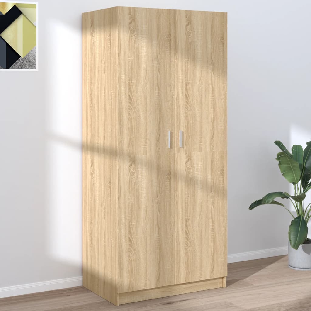 Armadio 80X52X180 Cm In Legno Multistrato