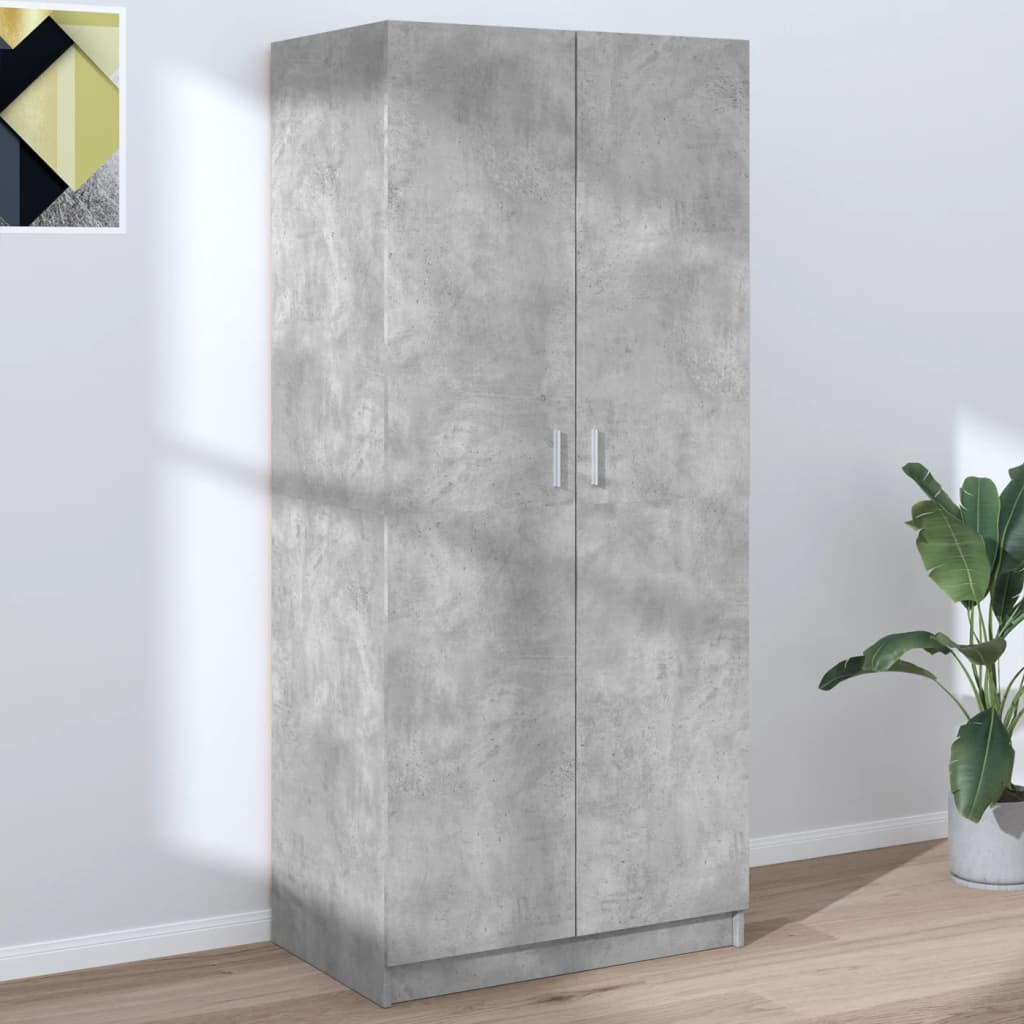 Armadio 80X52X180 Cm In Legno Multistrato