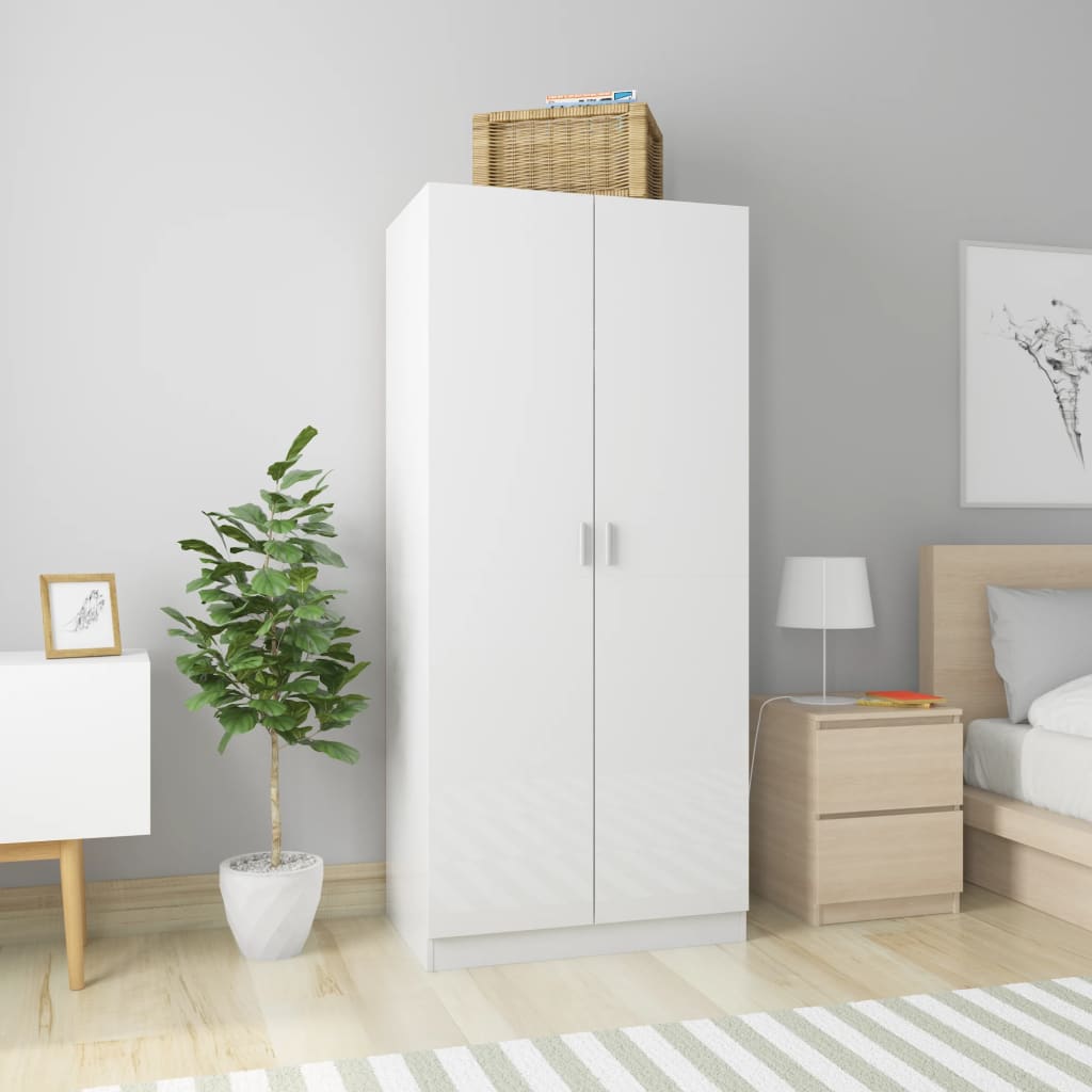 Armadio 80X52X180 Cm In Legno Multistrato