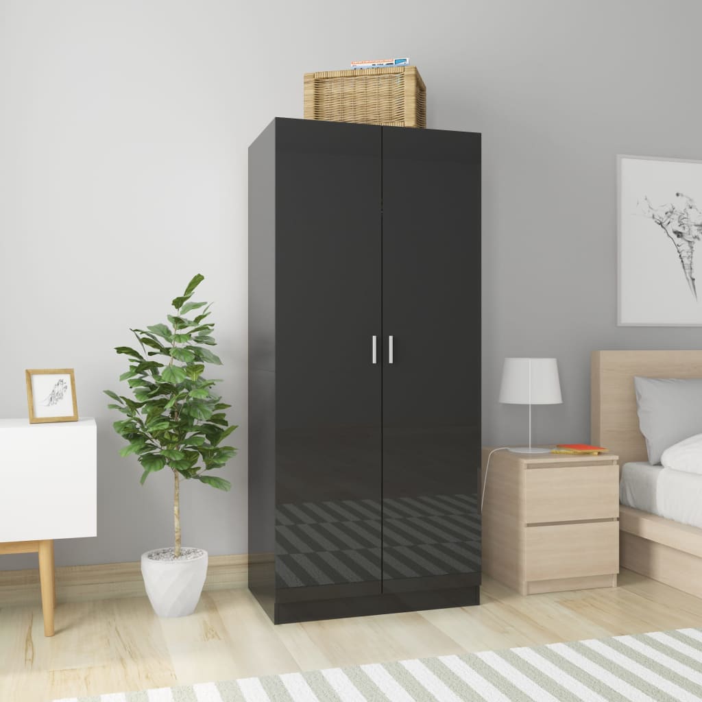 Armadio 80X52X180 Cm In Legno Multistrato