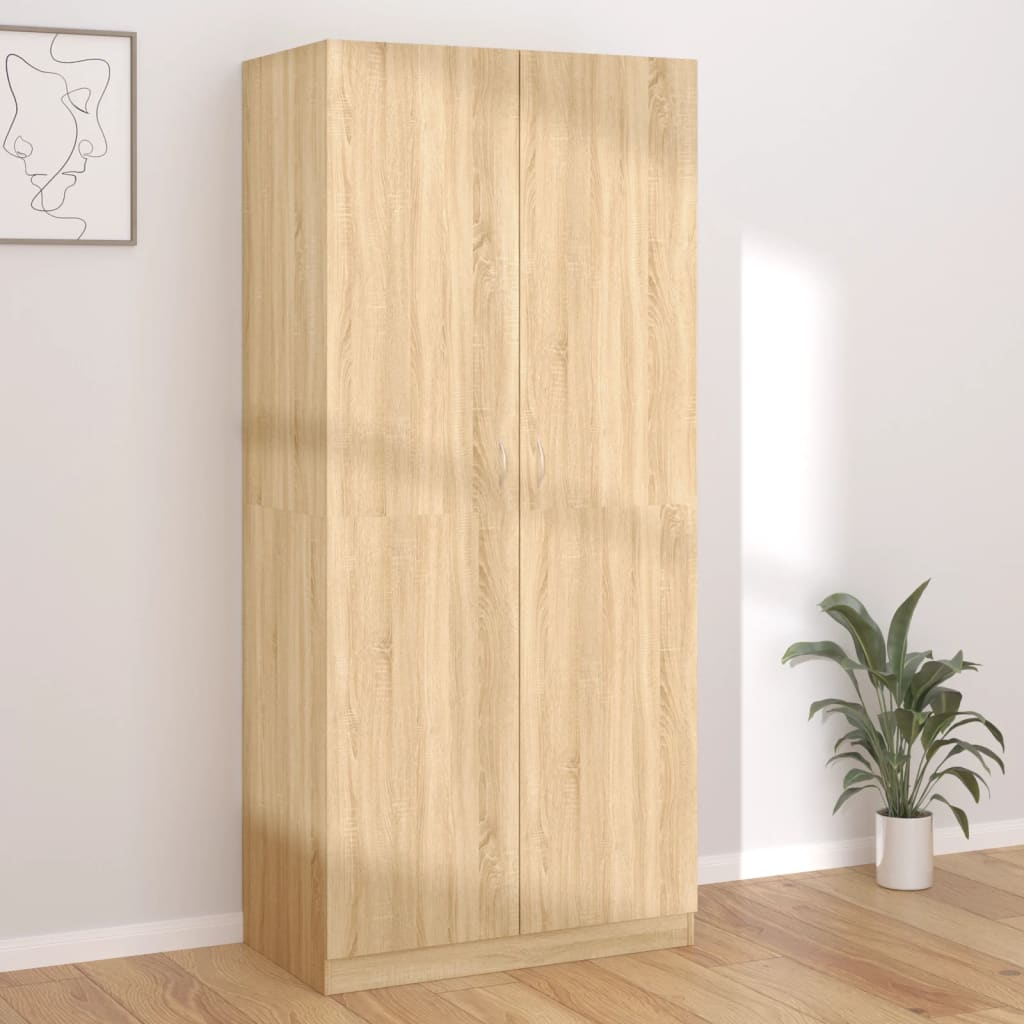 Armadio 90X52X200 Cm In Legno Multistrato