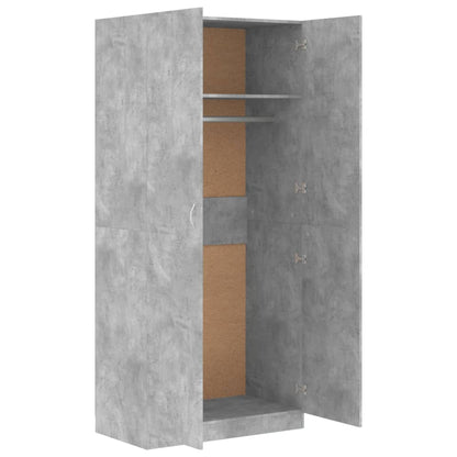 Armadio 90X52X200 Cm In Legno Multistrato