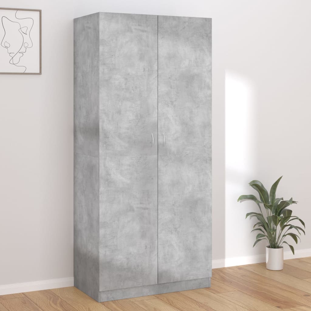 Armadio 90X52X200 Cm In Legno Multistrato