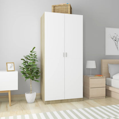 Armadio 90X52X200 Cm In Legno Multistrato