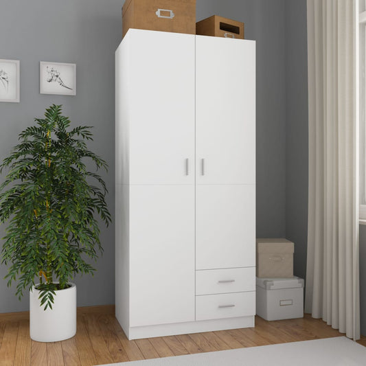 Armadio 80X52X180 Cm In Legno Multistrato