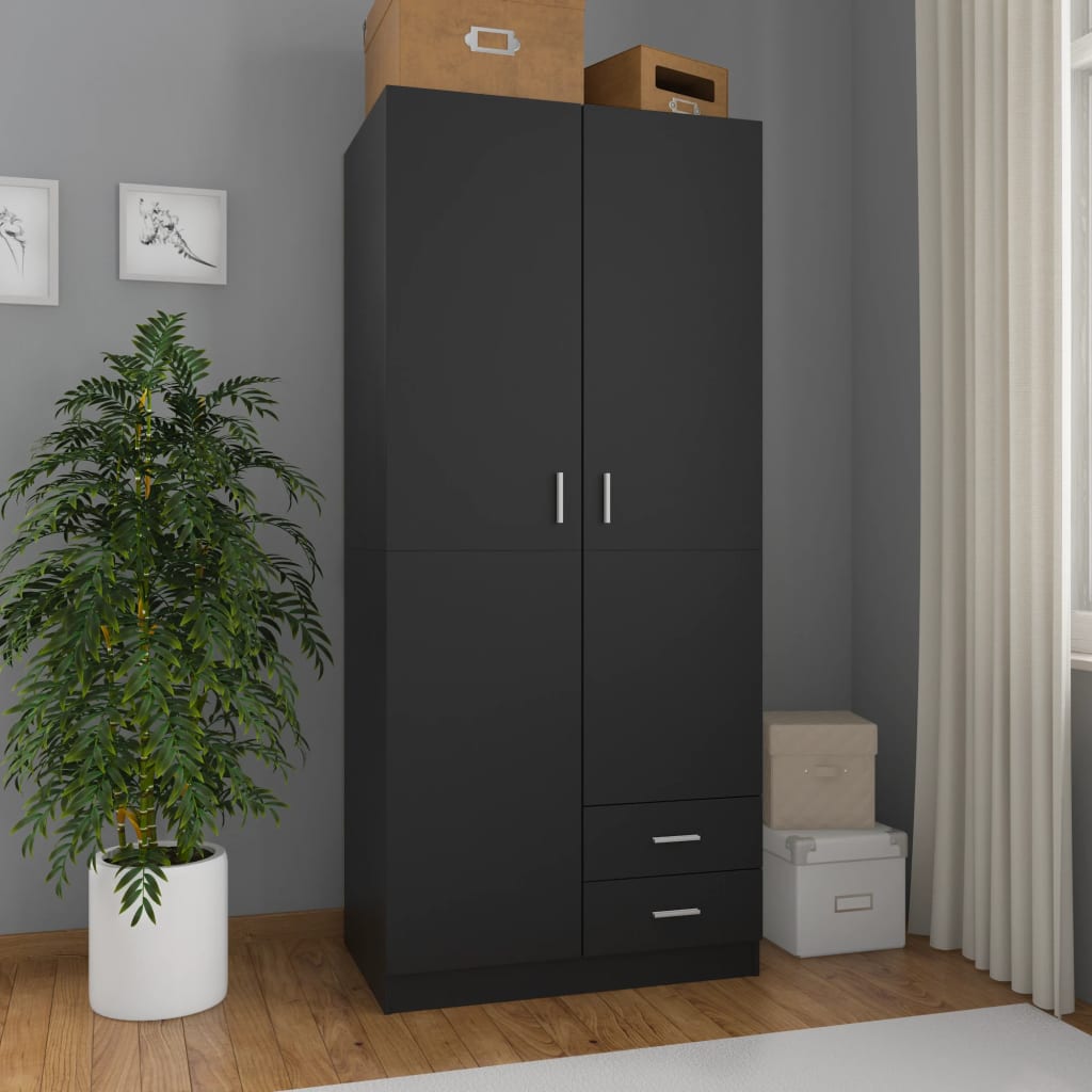 Armadio 80X52X180 Cm In Legno Multistrato