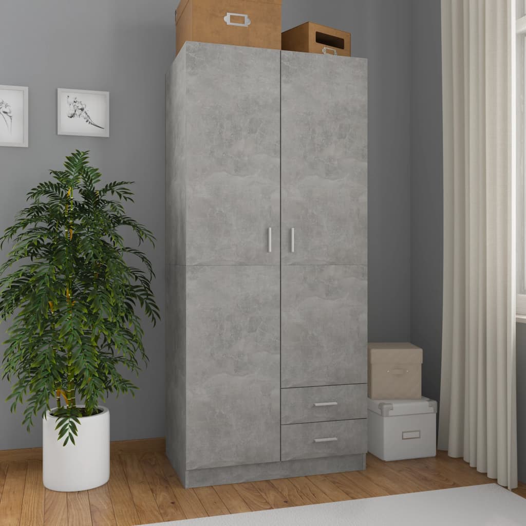 Armadio 80X52X180 Cm In Legno Multistrato