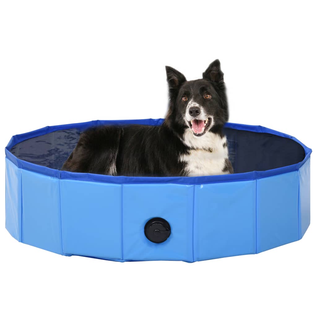 Piscina Per Cani Pieghevole Rossa In Pvc