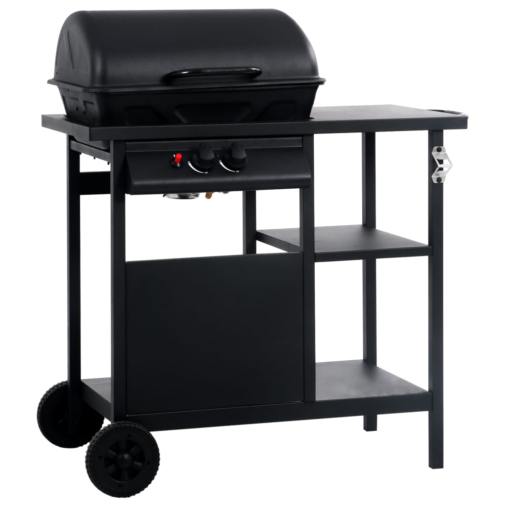 Barbecue E Griglia A Gas Con 3 Ripiani E Tavolinetto