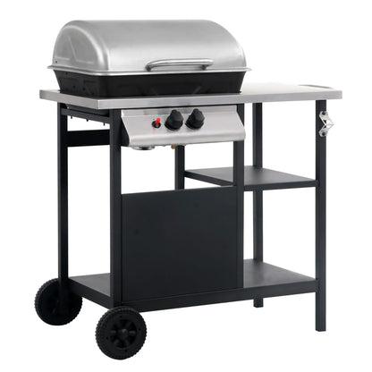Barbecue E Griglia A Gas Con 3 Ripiani E Tavolinetto