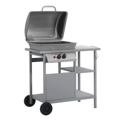 Barbecue E Griglia A Gas Con 3 Ripiani E Tavolinetto