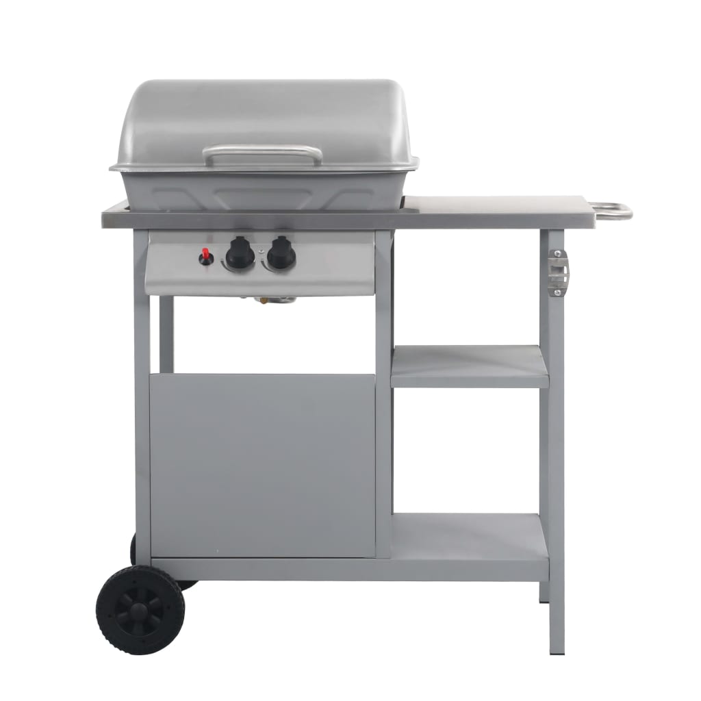 Barbecue E Griglia A Gas Con 3 Ripiani E Tavolinetto