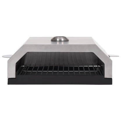 Forno Pizza Con Piastra Ceramica Per Barbecue A Gas E Carbone