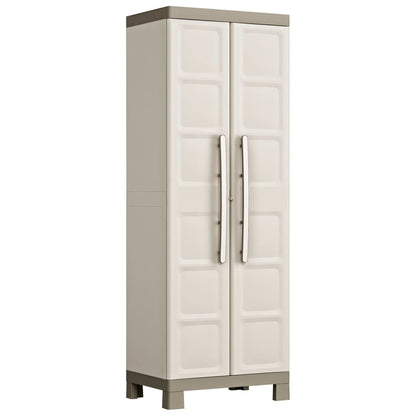 Keter Armadietto Con Scaffali Excellence Beige E Talpa 182 Cm