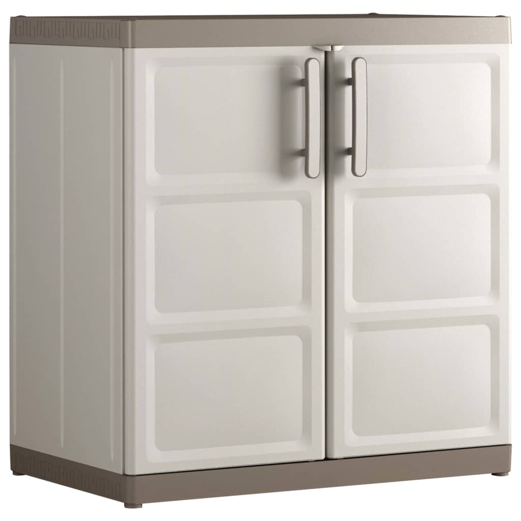 Keter Armadietto Con Scaffali Excellence Beige E Talpa 182 Cm