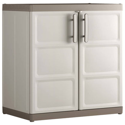 Keter Armadietto Con Scaffali Excellence Beige E Talpa 182 Cm