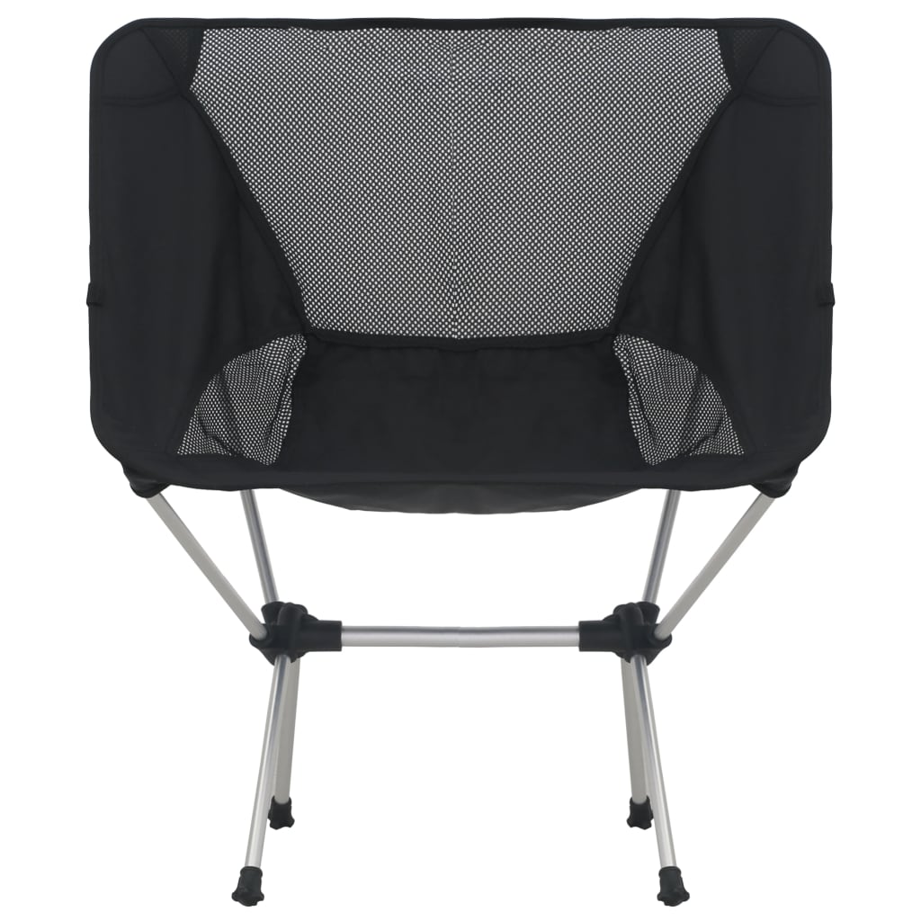 Sedie Pieghevoli Da Campeggio E Borsa 2Pz 54X50X65Cm Alluminio
