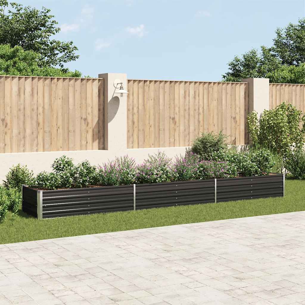 Letto Rialzato Giardino Acciaio Zincato