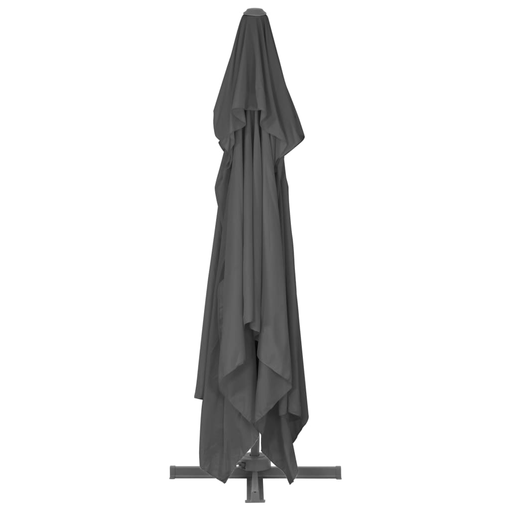 Ombrellone A Sbalzo Palo In Alluminio 4X3 M Nero