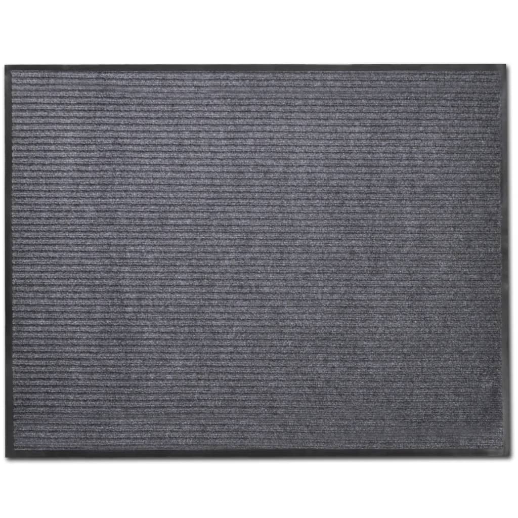 Zerbini In Pvc 2 Pz Grigio 90X60 Cm