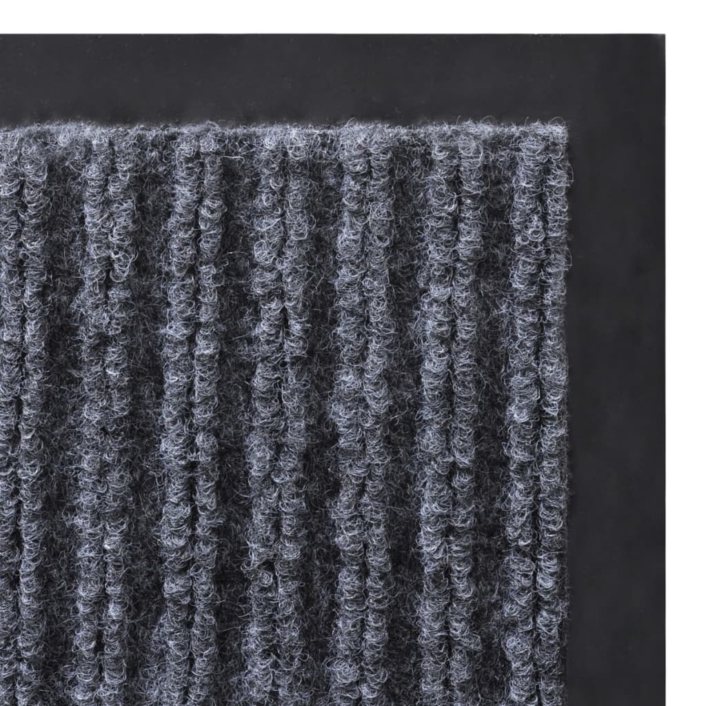 Zerbini In Pvc 2 Pz Grigio 90X60 Cm