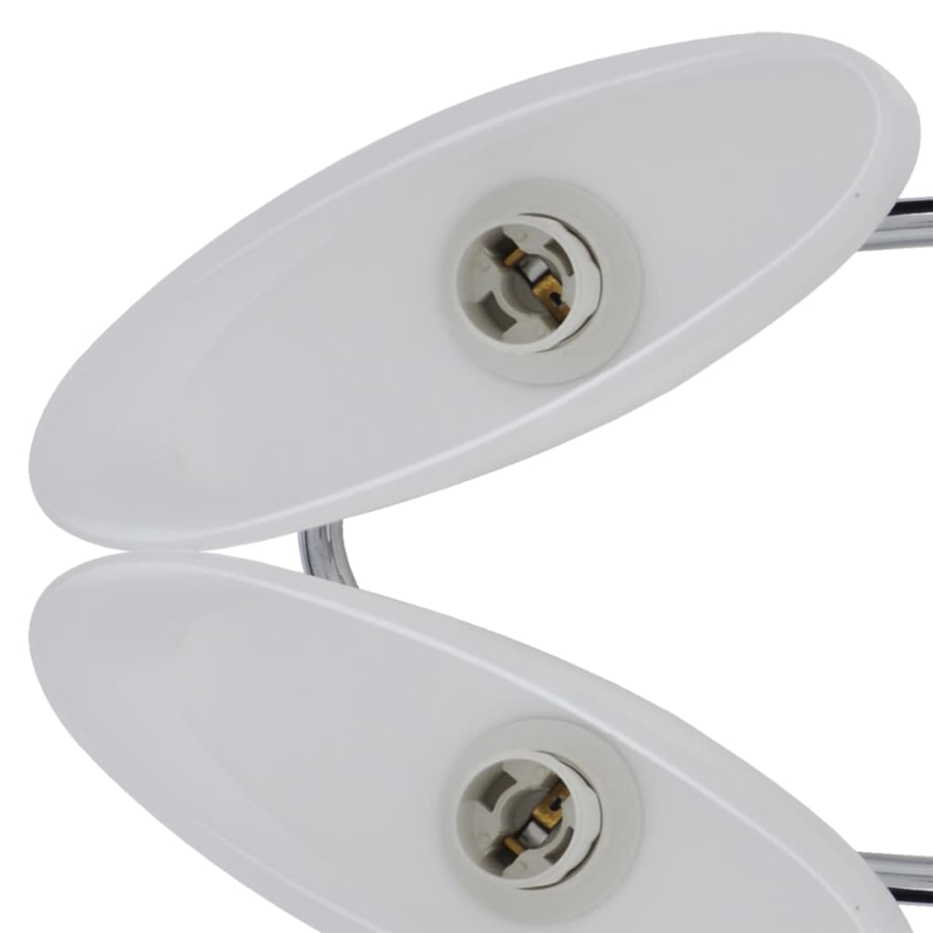 Lampade Da Soffitto Ellissoidali 2 Pz Paralume In Vetro E14