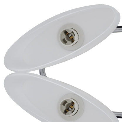 Lampade Da Soffitto Ellissoidali 2 Pz Paralume In Vetro E14