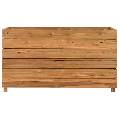 Letto Rialzato Legno Di Teak Di Recupero E Acciaio