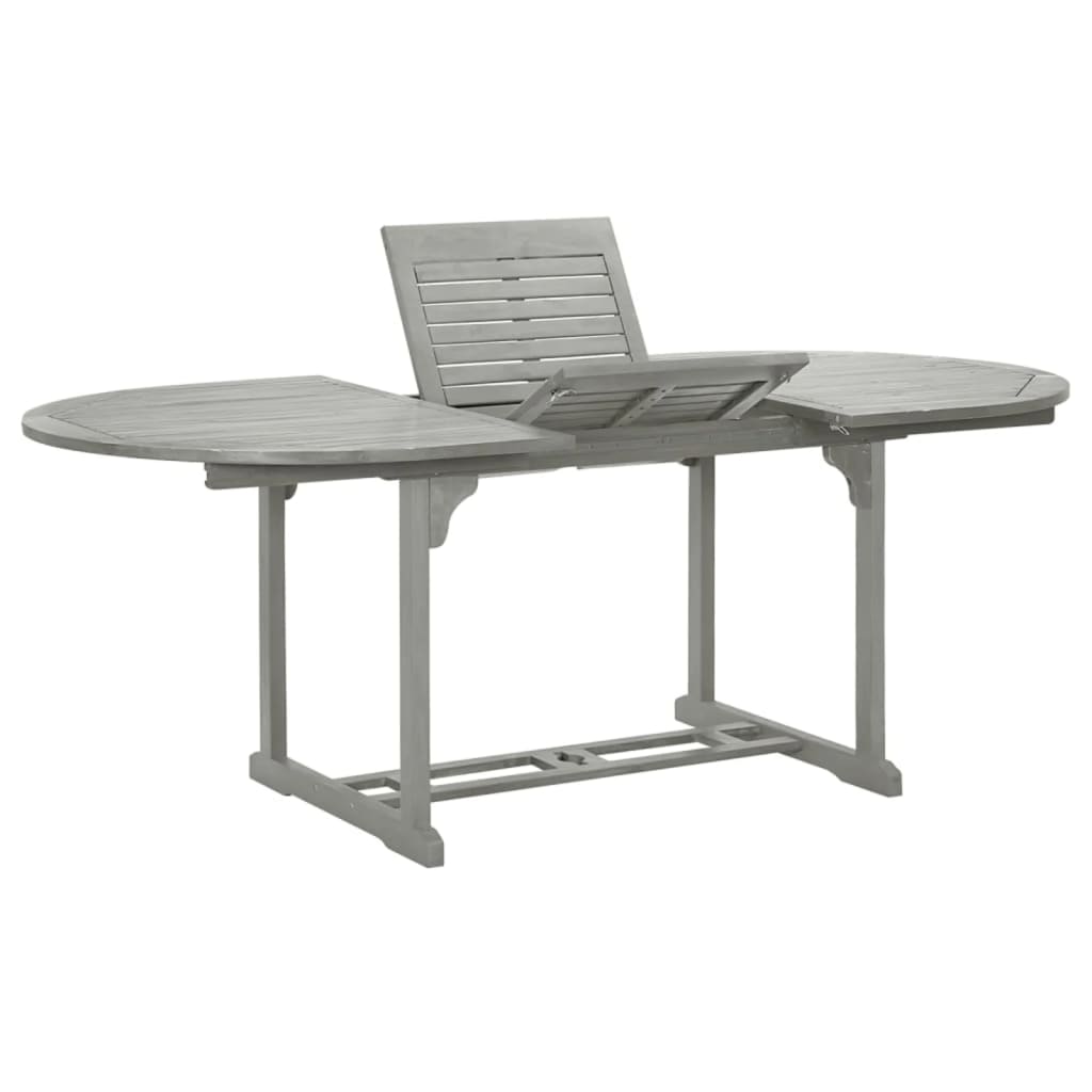 Tavolo Da Pranzo Per Esterni (160-240)X100X75Cm Massello Acacia