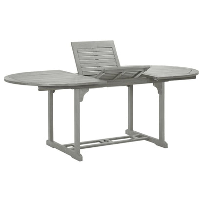 Tavolo Da Pranzo Per Esterni (160-240)X100X75Cm Massello Acacia