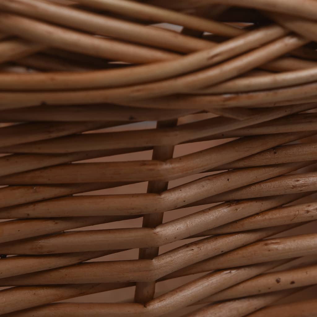 Cestino Anteriore Bici Con Copertura 50X45X35Cm Salice Naturale