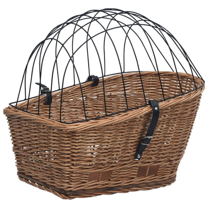 Cestino Posteriore Bici E Copertura 55X31X36Cm Salice Naturale