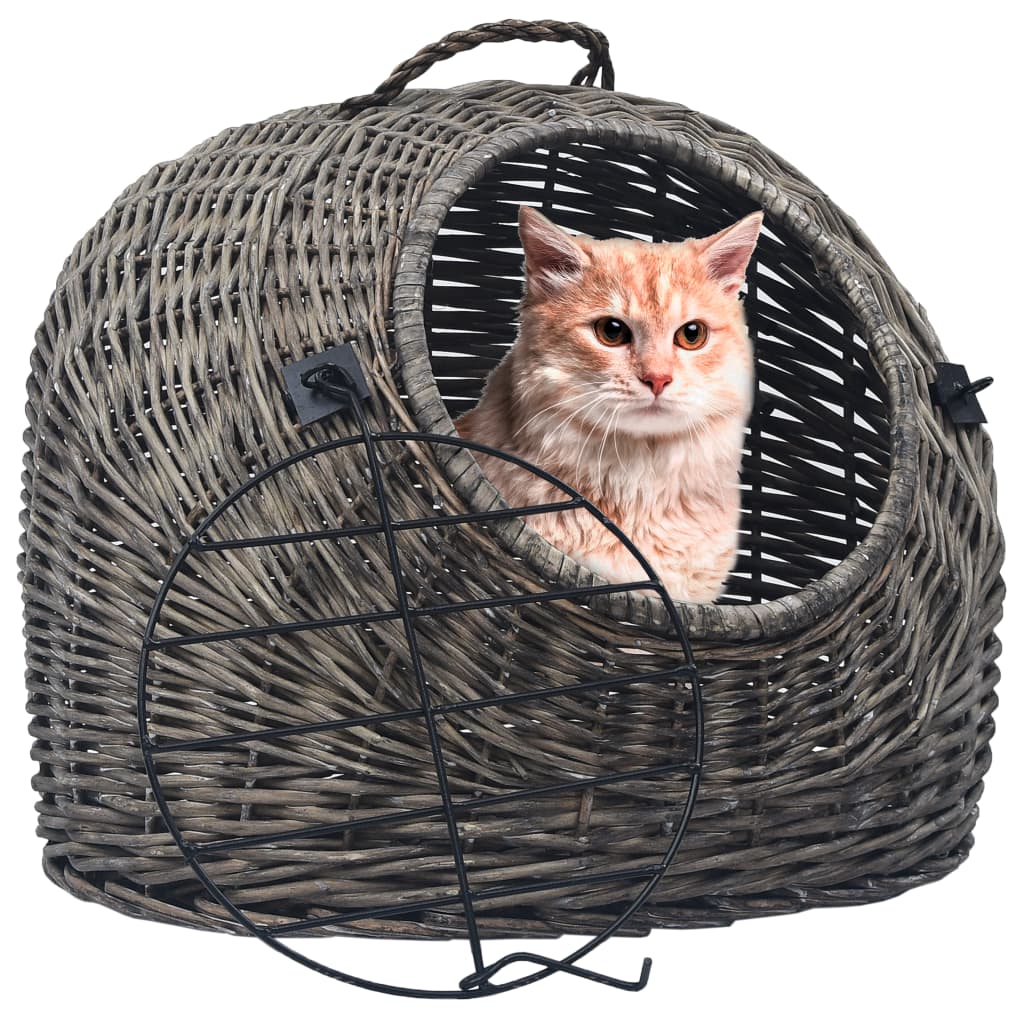 Trasportino Per Gatti In Salice Naturale
