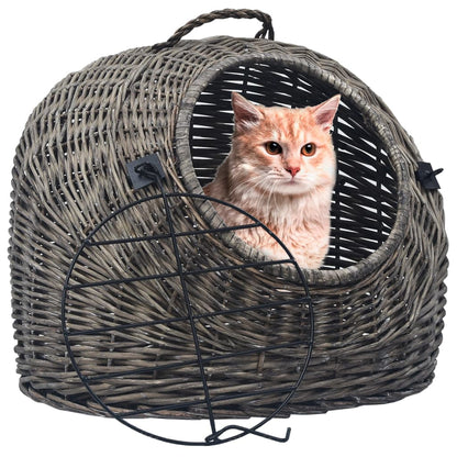 Trasportino Per Gatti In Salice Naturale