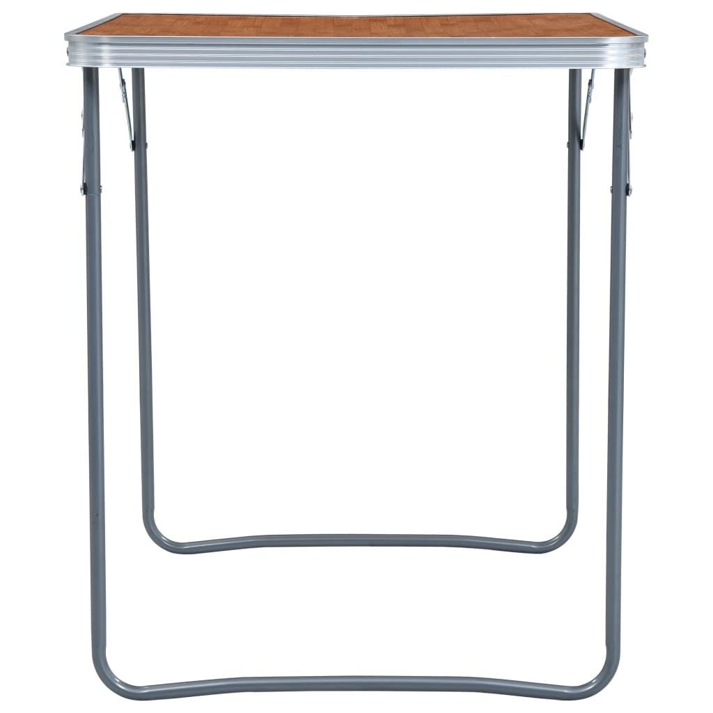 Tavolo Da Campeggio Pieghevole Con Telaio In Metallo 80X60 Cm