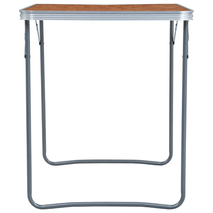 Tavolo Da Campeggio Pieghevole Con Telaio In Metallo 80X60 Cm