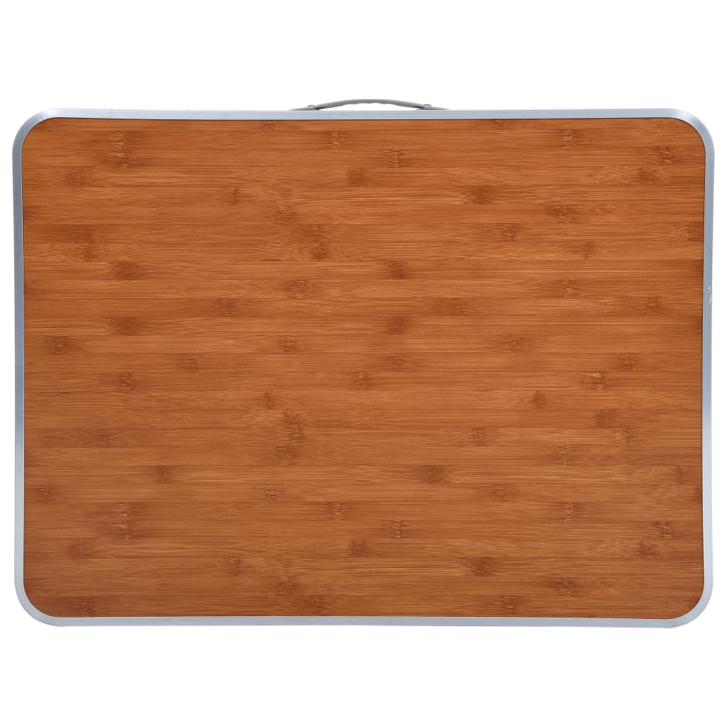 Tavolo Da Campeggio Pieghevole Con Telaio In Metallo 80X60 Cm