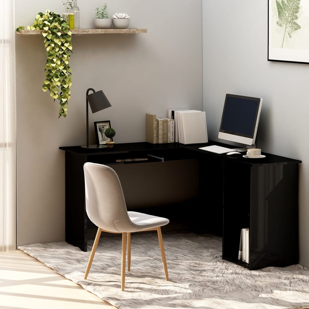 Scrivania Angolare A L 120X140X75Cm Multistrato