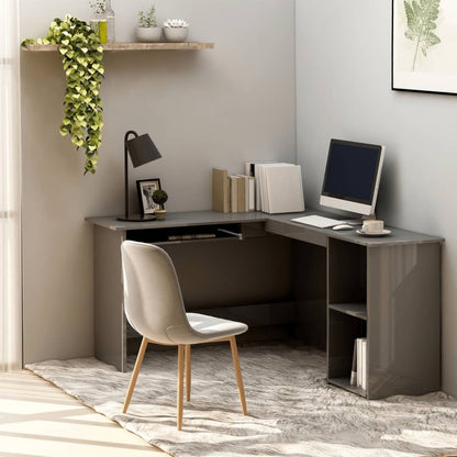 Scrivania Angolare A L 120X140X75Cm Multistrato
