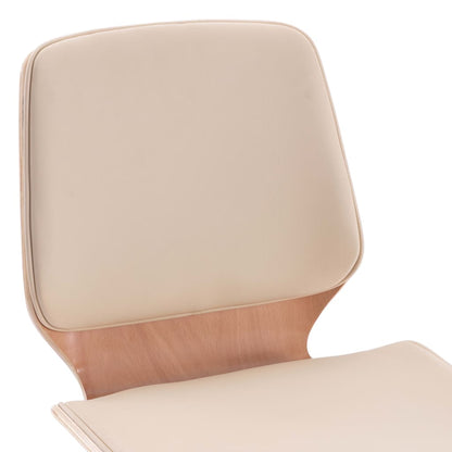 Sedie Da Pranzo 2 Pz Crema In Similpelle