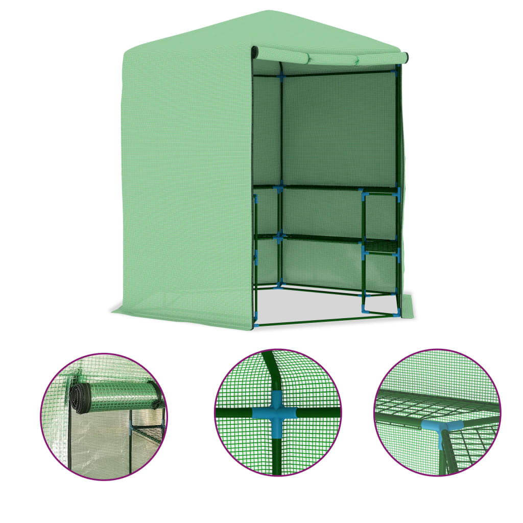 Serra Con Ripiani In Acciaio 227X223 Cm Blu