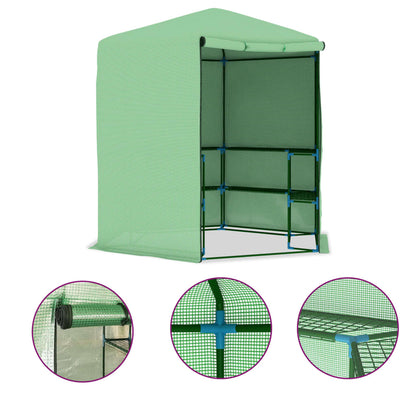 Serra Con Ripiani In Acciaio 227X223 Cm Blu