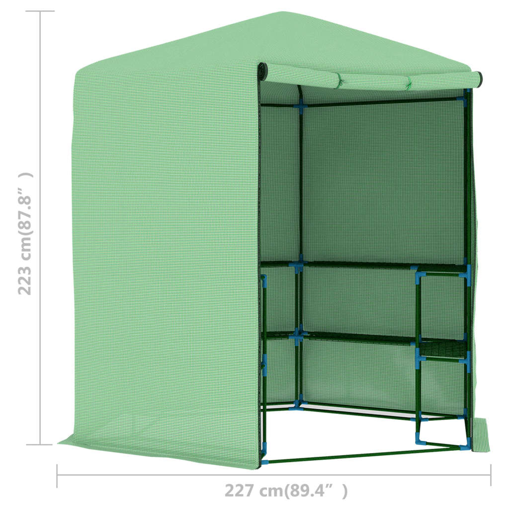 Serra Con Ripiani In Acciaio 227X223 Cm Blu
