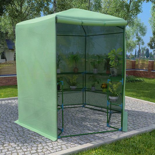 Serra Con Ripiani In Acciaio 227X223 Cm Blu