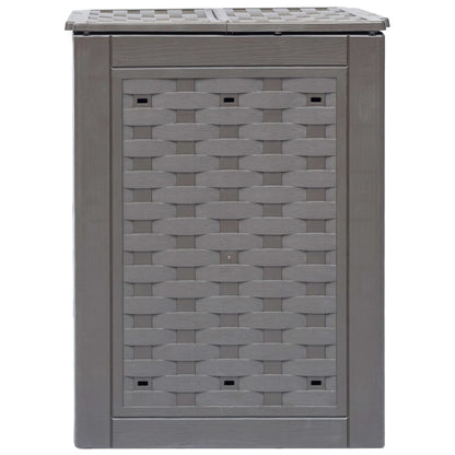 Compostiere 2 Pz Marrone 60X60X83Cm In Rattan Di Plastica