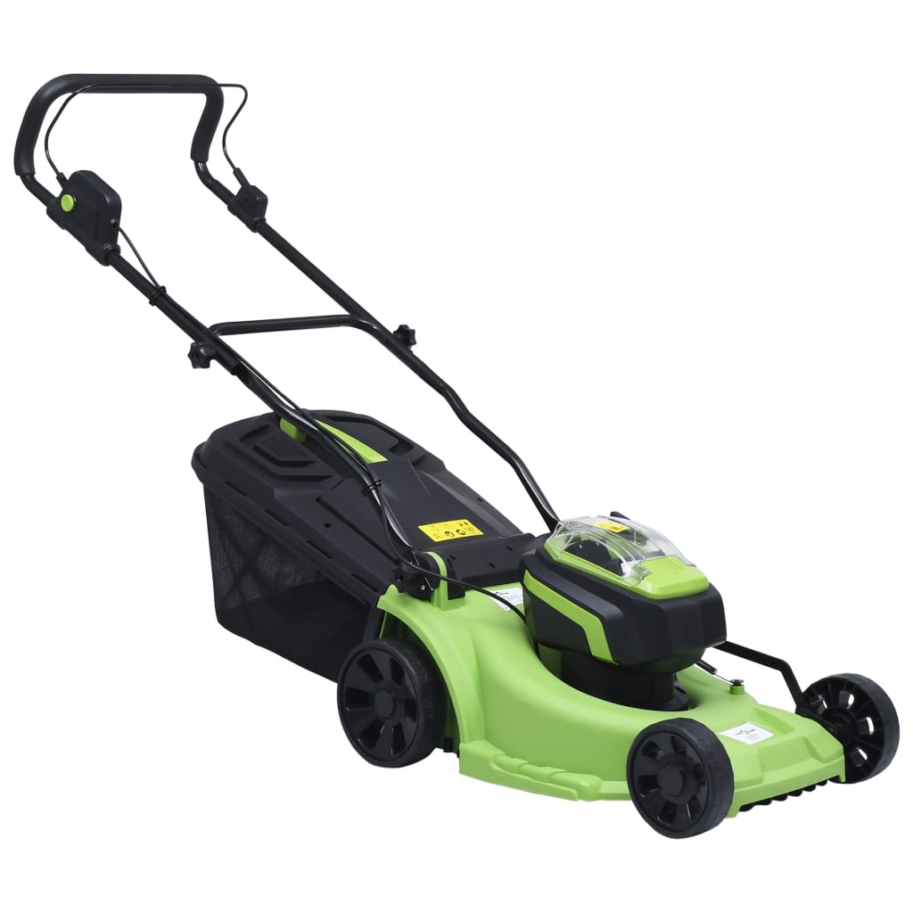 Tosaerba Cordless Con 2 Batterie 20V 2000 Mah Li-Ion