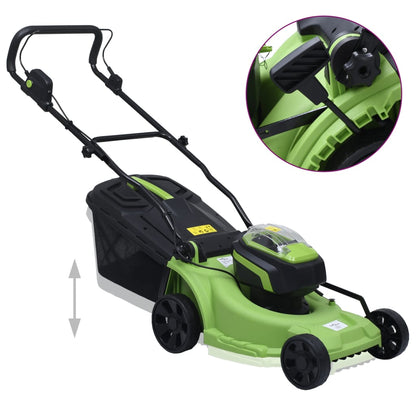 Tosaerba Cordless Con 2 Batterie 20V 2000 Mah Li-Ion