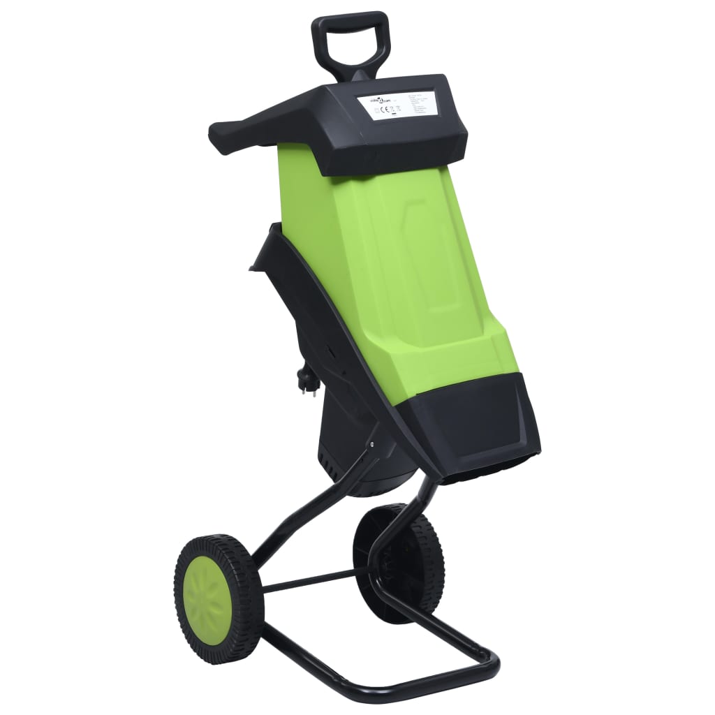 Trituratore Da Giardino Elettrico Con 2 Lame Extra 2400 W